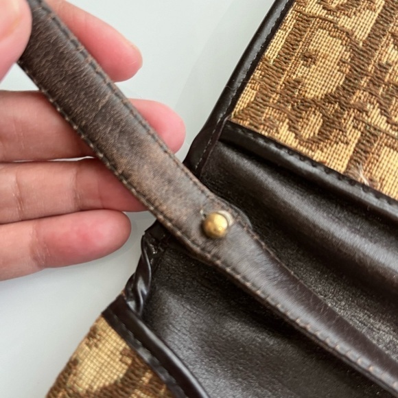 CHRISTIAN DIOR VINTAGE TROTTER SHOULDER BAG - Picture 9 of 16